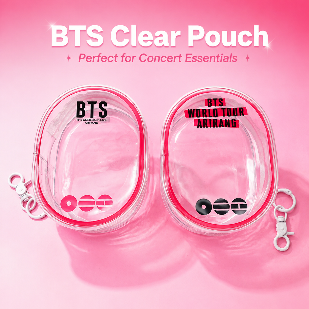 BTS Inspired ARIRANG Clear Portable Storage Pouch product image 4