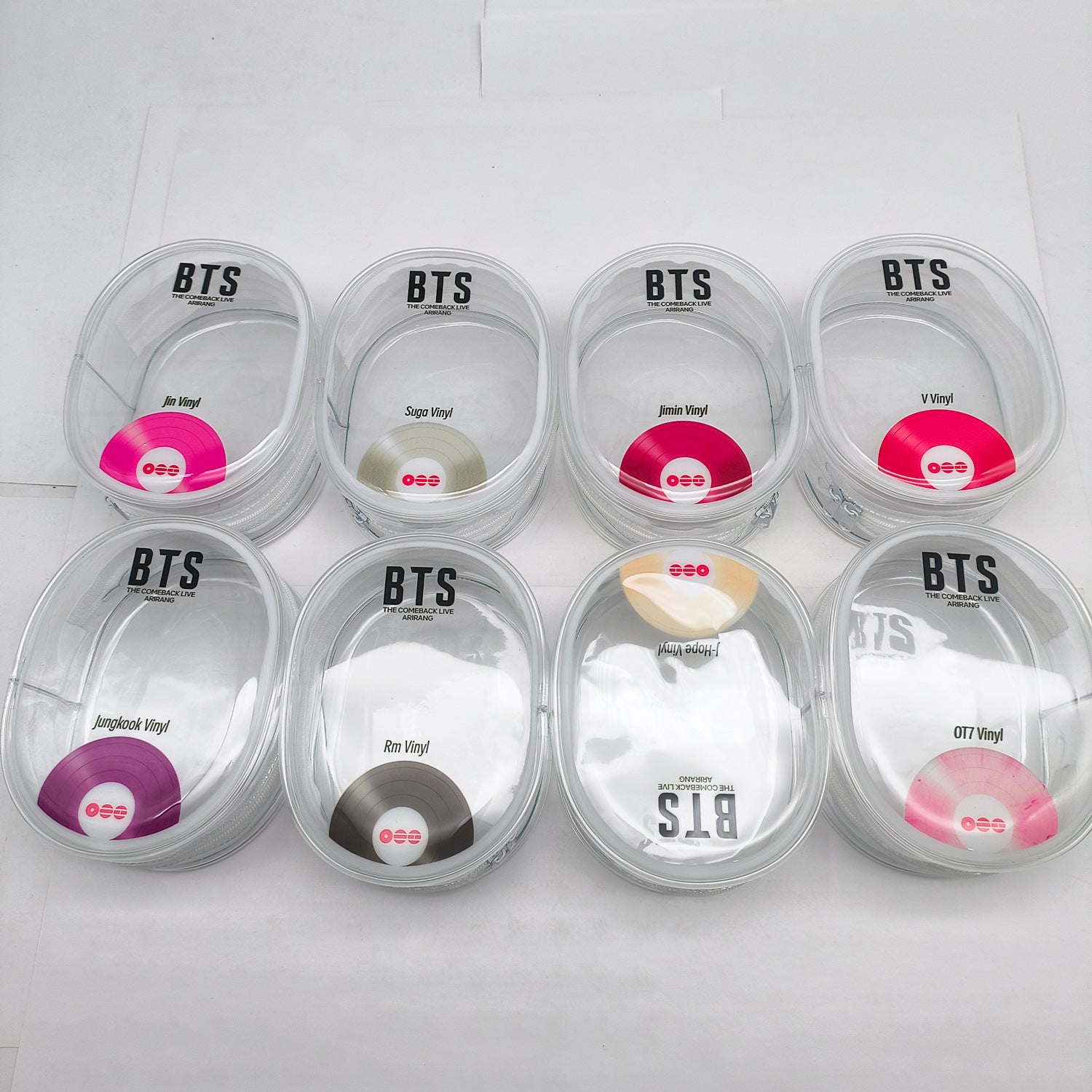 BTS Inspired ARIRANG Member Vinyl Clear Storage Pouch product image 7