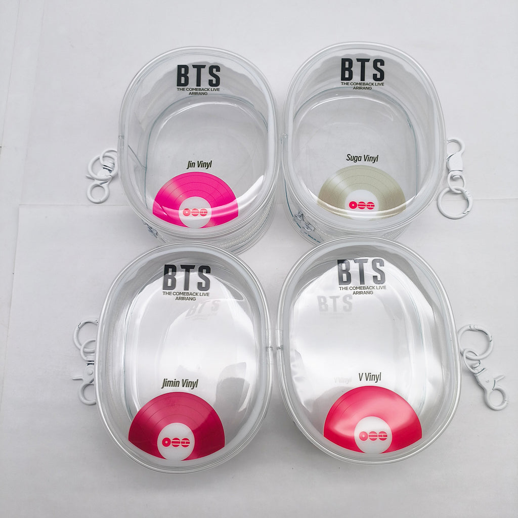 BTS Inspired ARIRANG Member Vinyl Clear Storage Pouch product image 9
