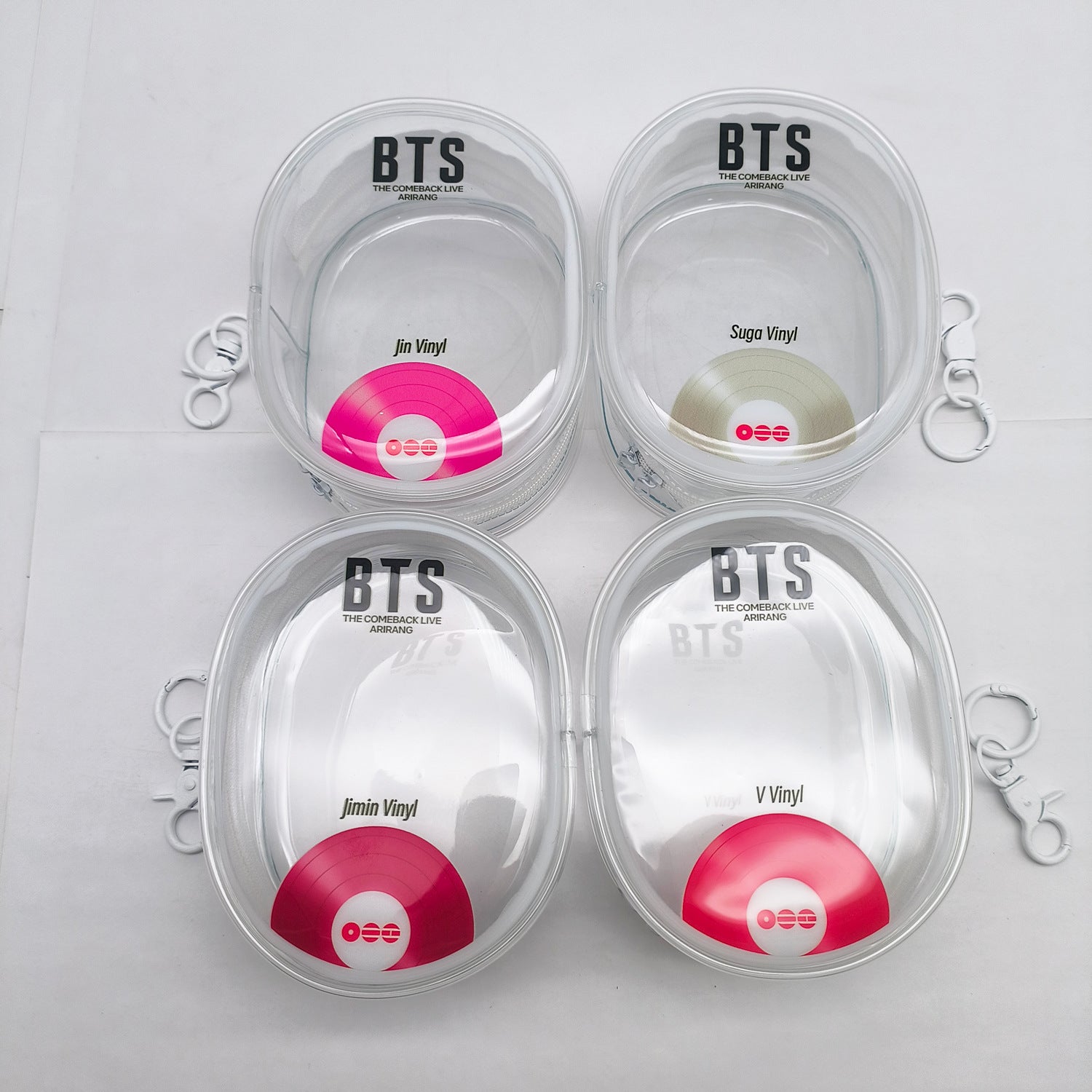 BTS Inspired ARIRANG Member Vinyl Clear Storage Pouch product image 9