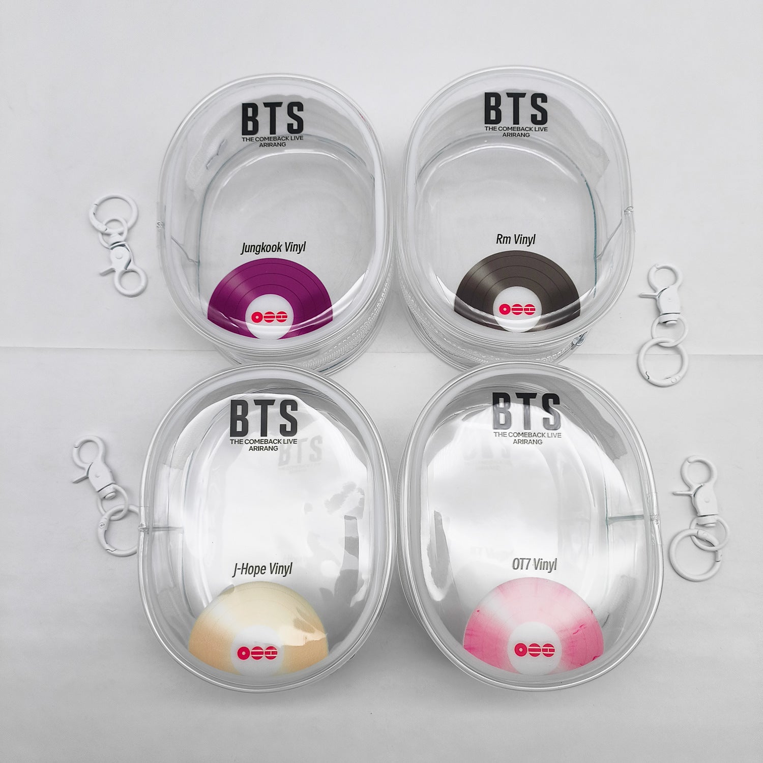 BTS Inspired ARIRANG Member Vinyl Clear Storage Pouch product image 10