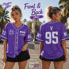 BTS ARIRANG V 95 baseball jersey model front and back