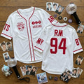 BTS ARIRANG RM 94 white baseball jersey front and back