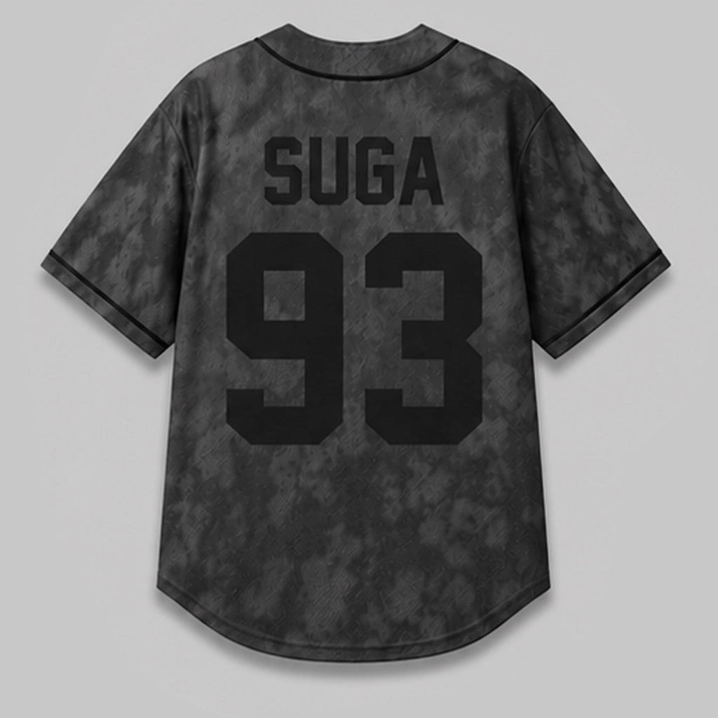 Jersey customized with name Jimin and number 95 on the back