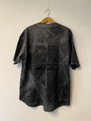 Grey baseball jersey - V 95 back view